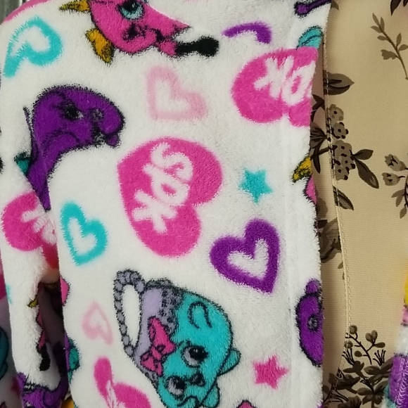 Sz 10 Lg Girls Shopkins Robe - Picture 3 of 4